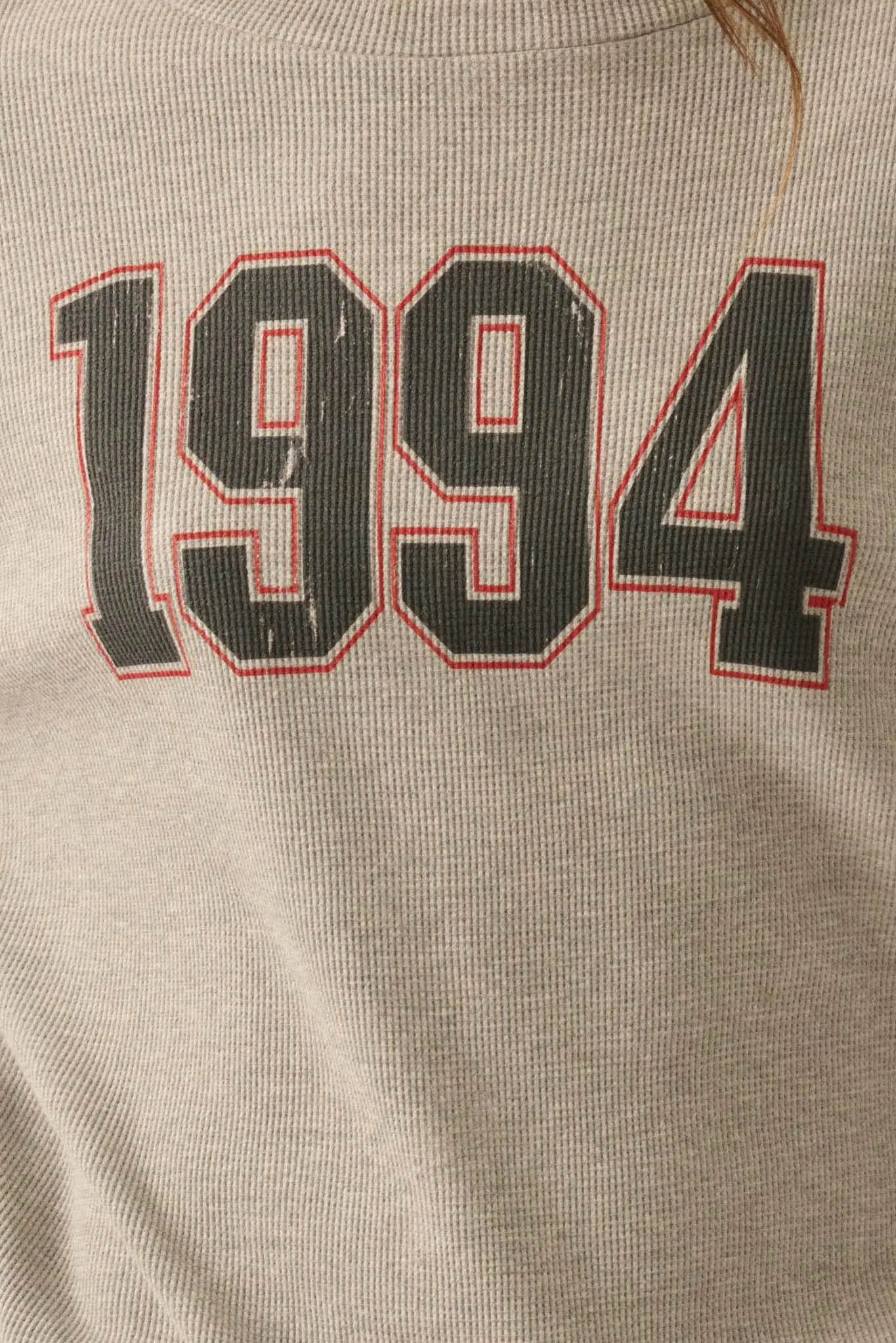 1994 Three-Quarter Sleeve Thermal Graphic Tee