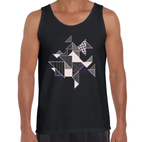 Abstract Flat Art Background With Geometric Elements Tank Top