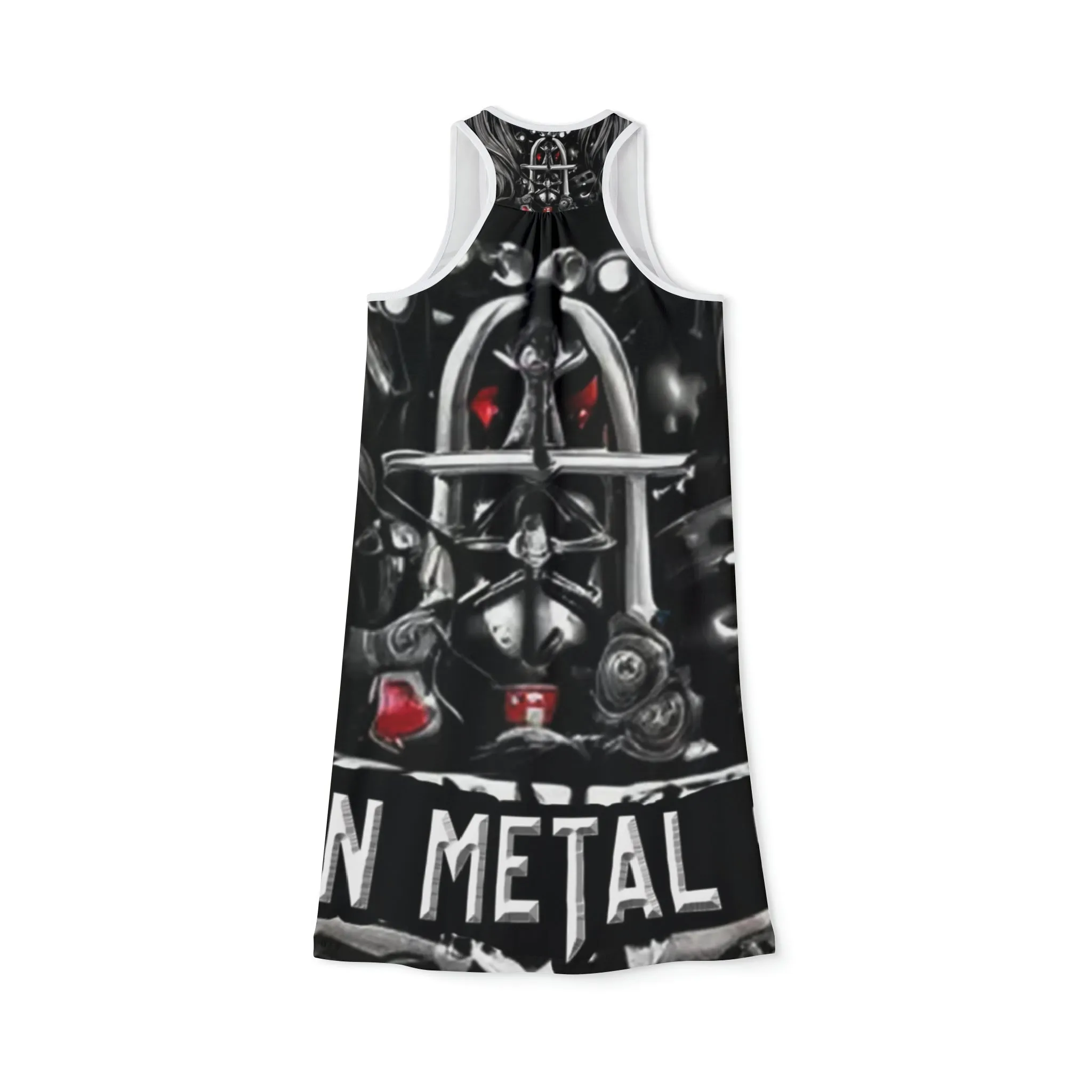 American Metal Society Women's Racerback Dress (AOP)