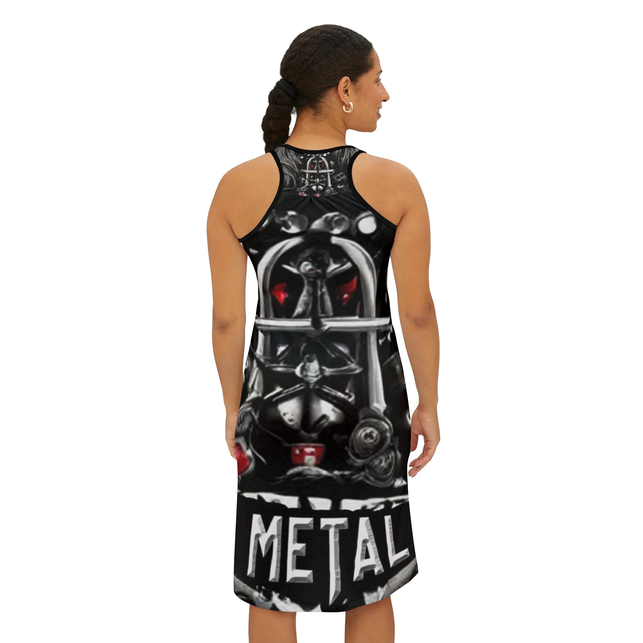 American Metal Society Women's Racerback Dress (AOP)