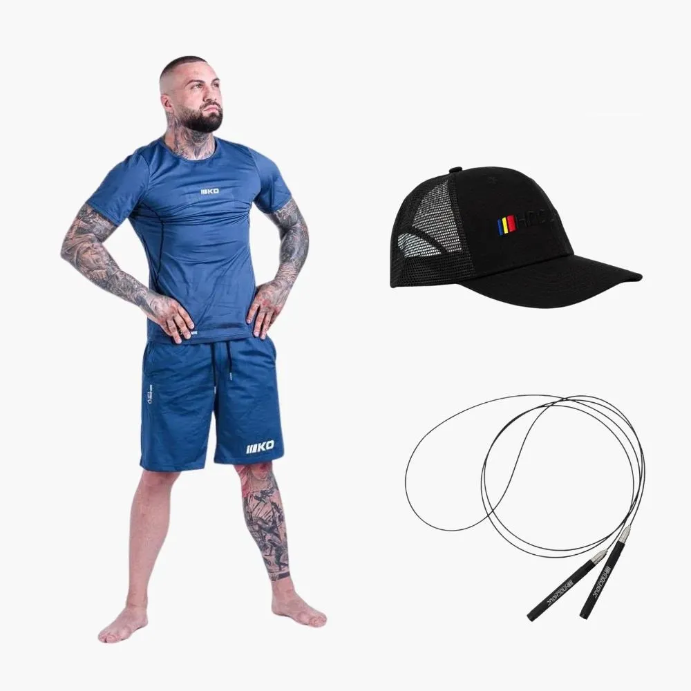 Back in Shape Package: Thermal T-shirt   Thermal Shorts   Pro Jump Rope   FREE Trucker Cap