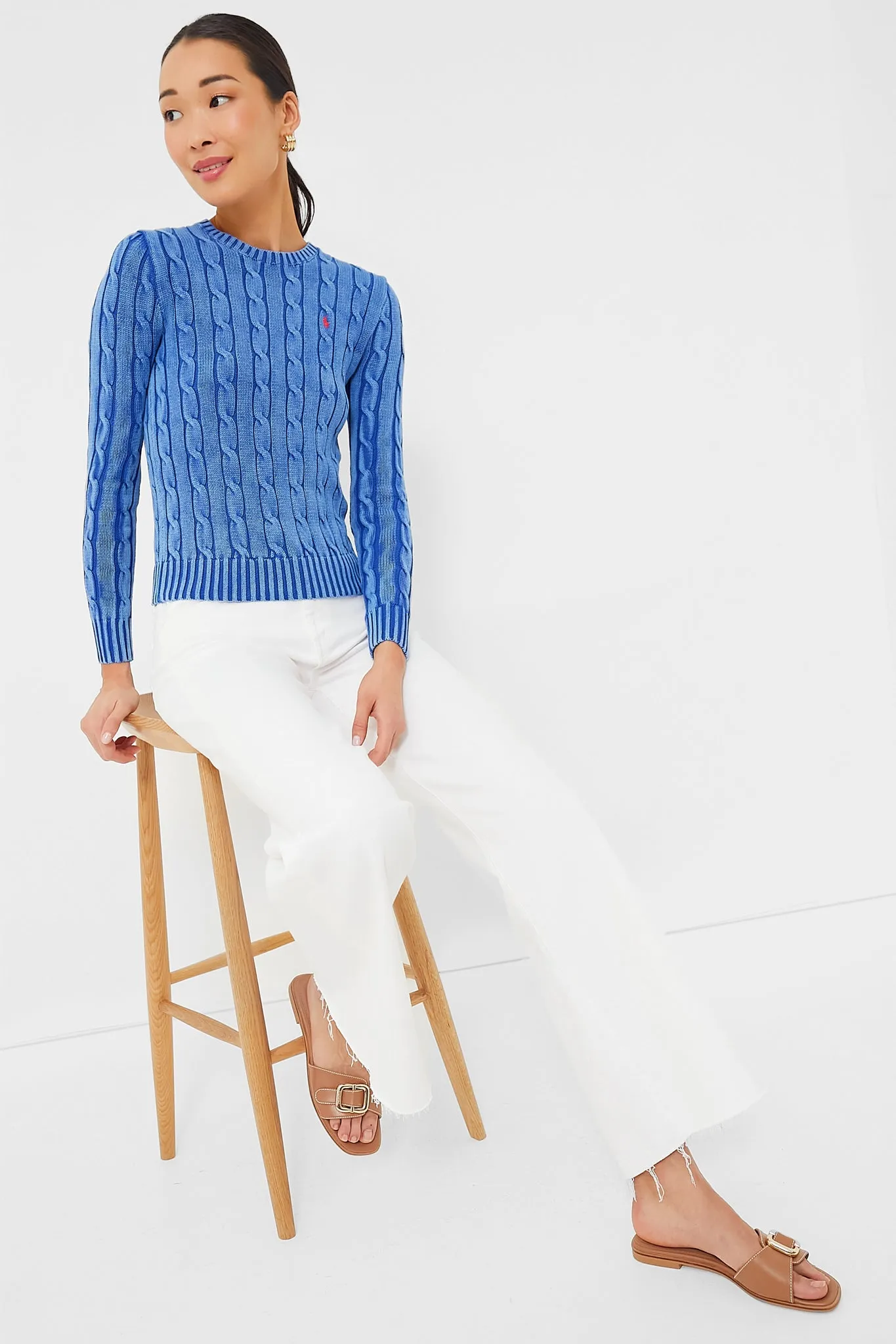 Blue Cotton Juliana Longsleeve Sweater