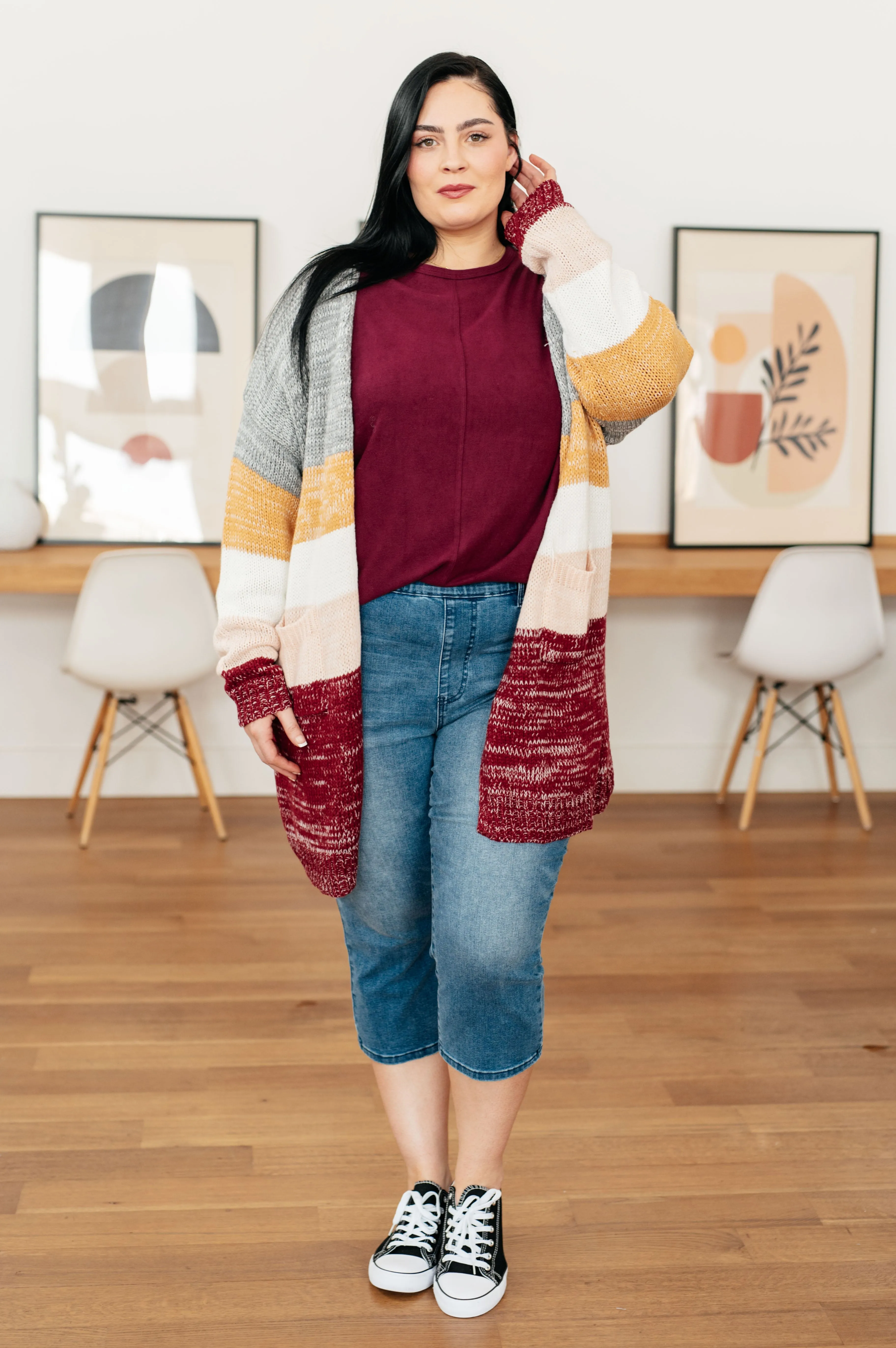 Carmen Dolman Sleeve Top in Wine