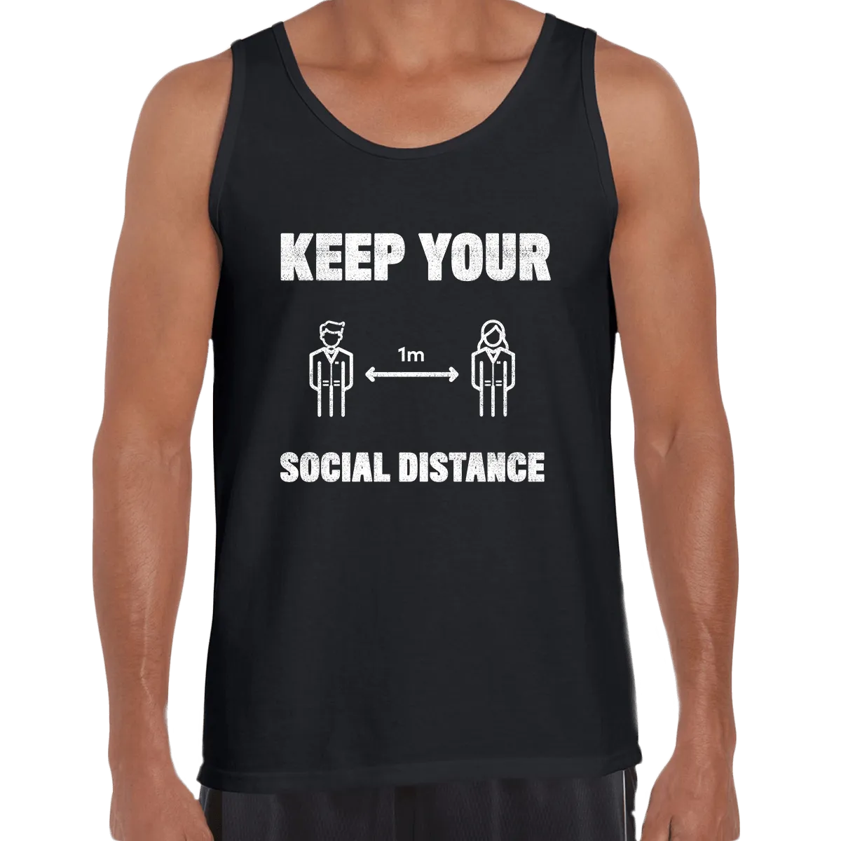 Corona 19 Keep Your 1m Social Distance Stay Home T-Shirt