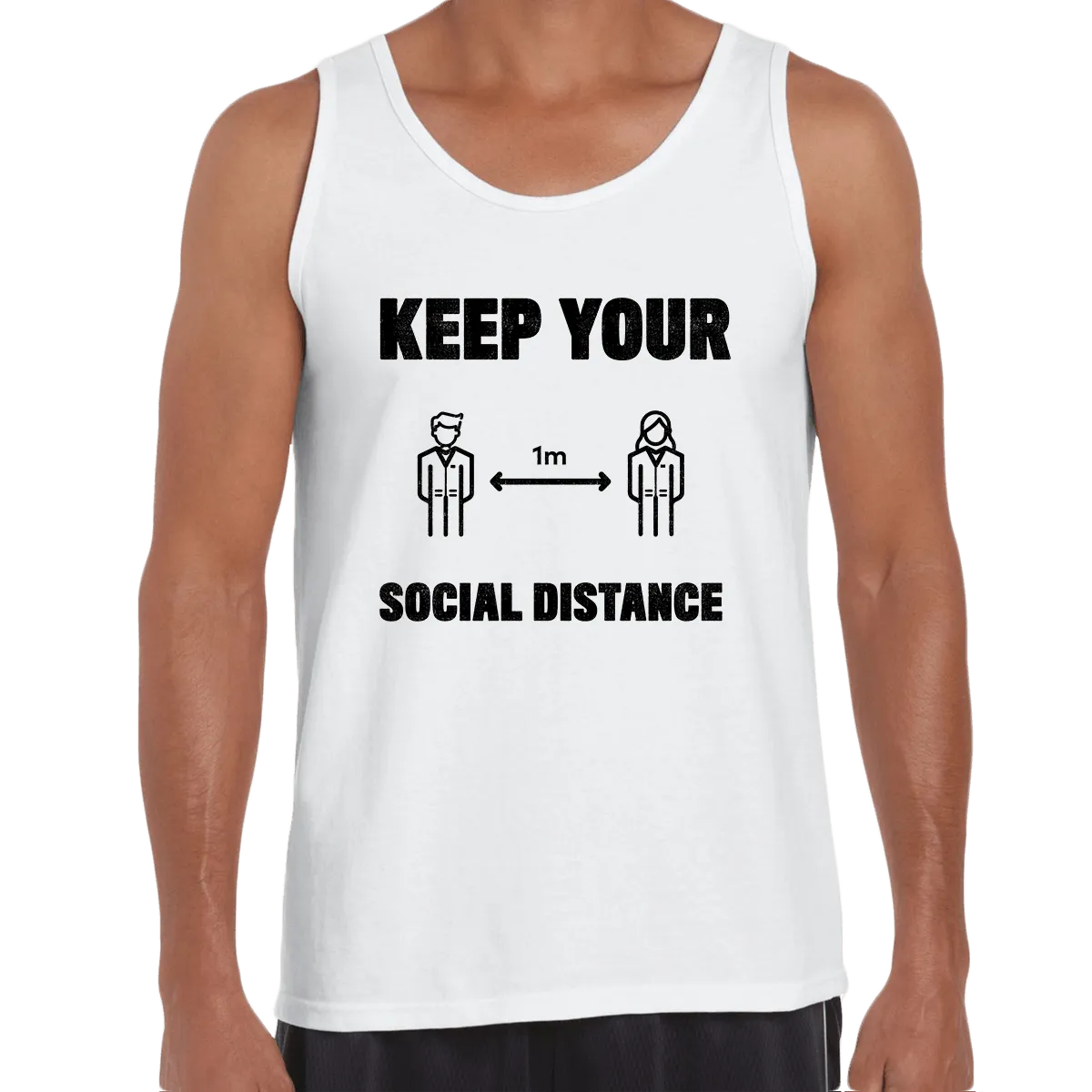 Corona 19 Keep Your 1m Social Distance Stay Home T-Shirt