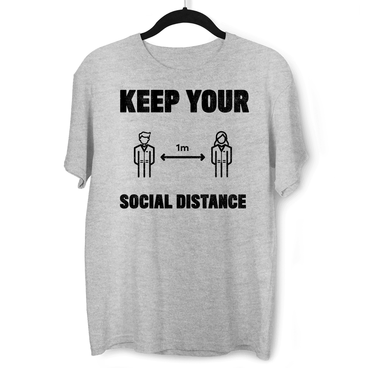 Corona 19 Keep Your 1m Social Distance Stay Home T-Shirt