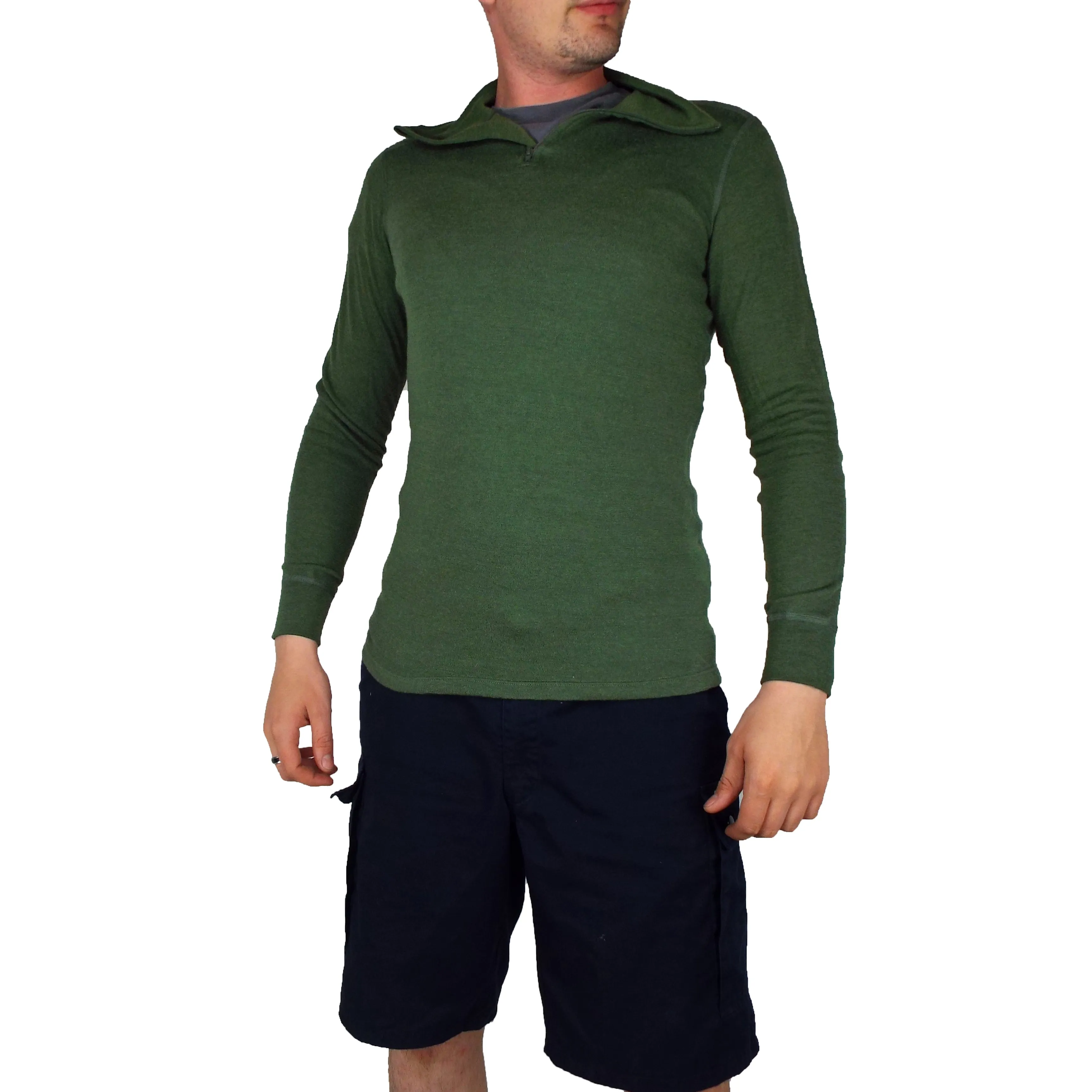 Dutch Army - Base Layer - Green Merino Wool - Grade 1