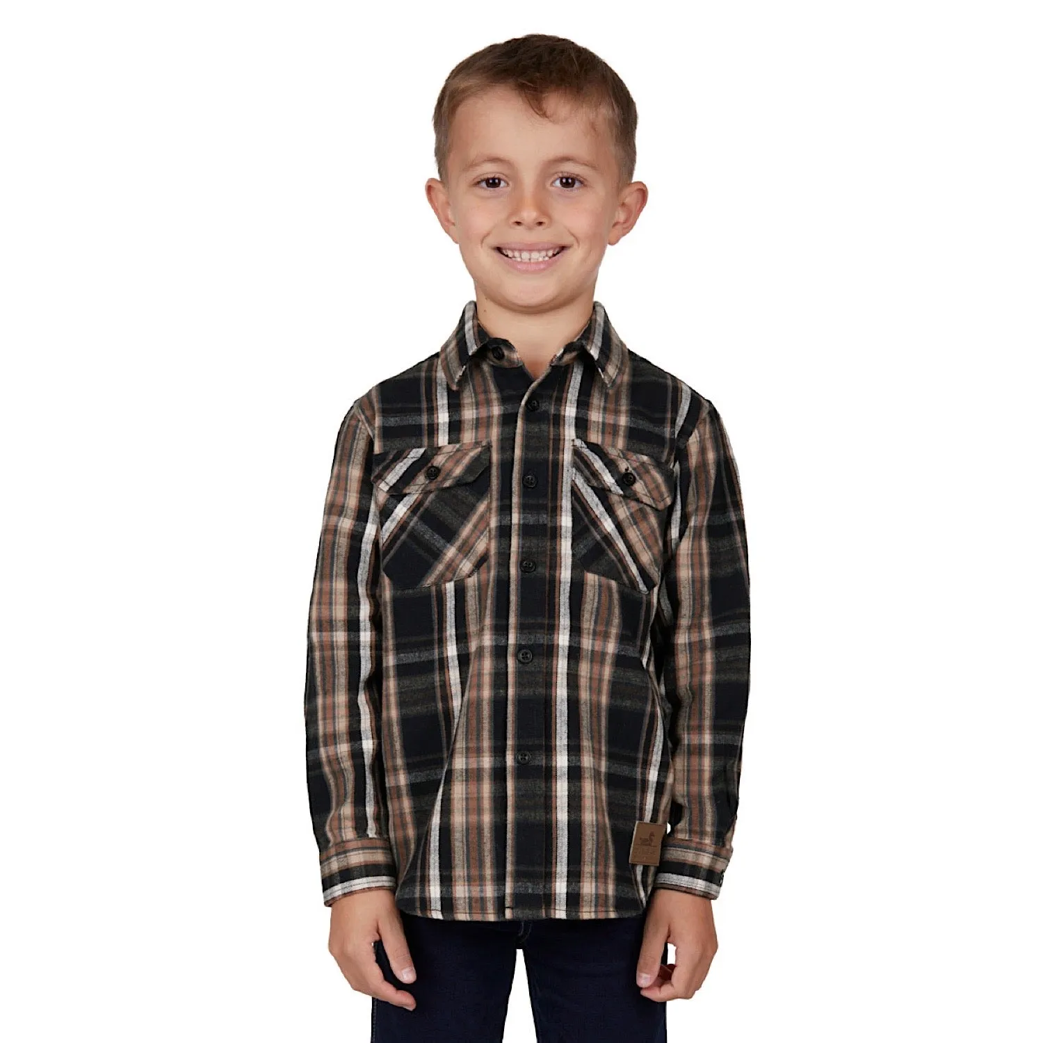 Dux-Bak Kids Herb Thermal L/S Shirt Black/Tan