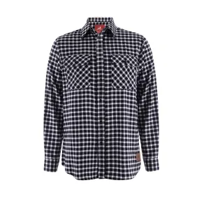 Dux-Bak Men's Higgins Thermal Check Shirt Black/White