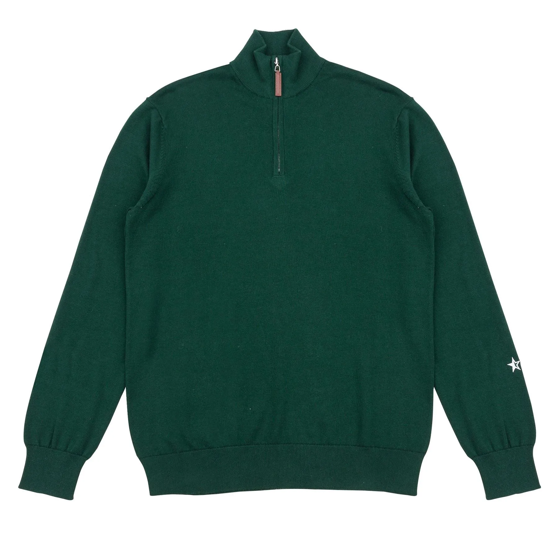 Fine Cut Long Sleeve Half Zip Pine - AW22