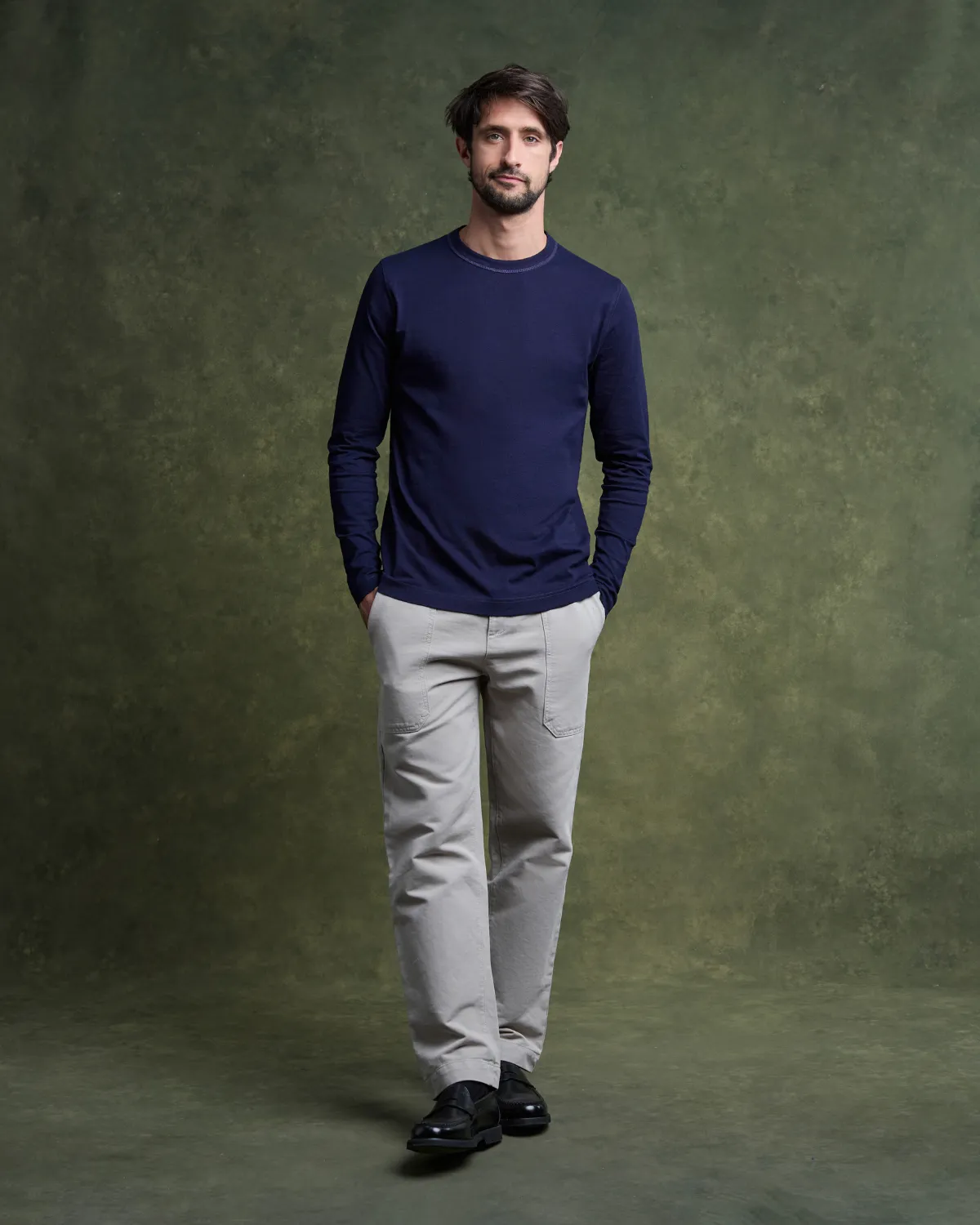 GARRET Indigo T-shirt - Indigo Brut