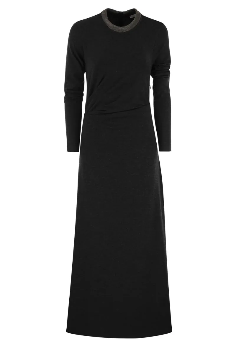 Jersey Draped Dress