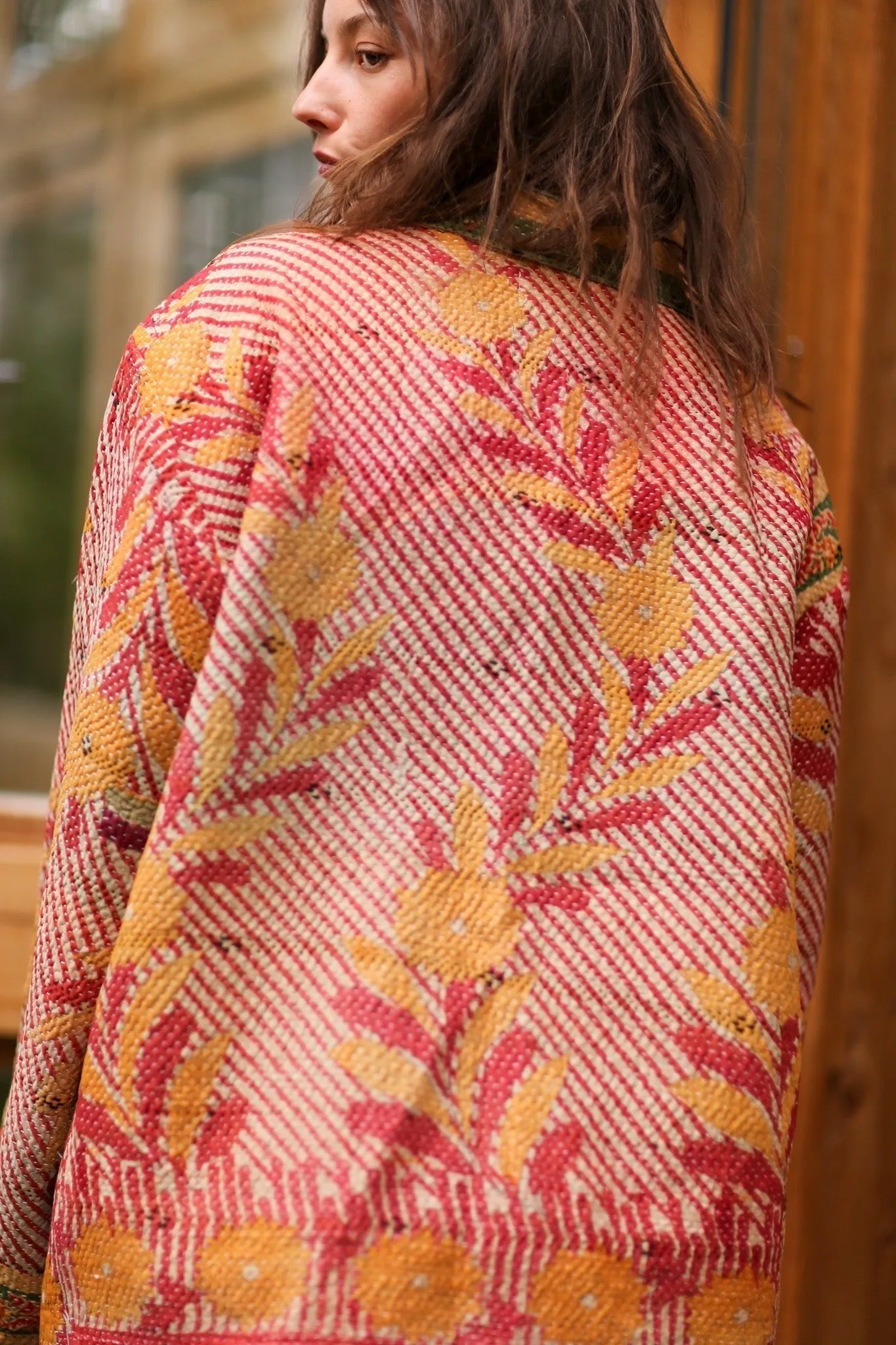 KANTHA KIMONO JACKET SHIRI