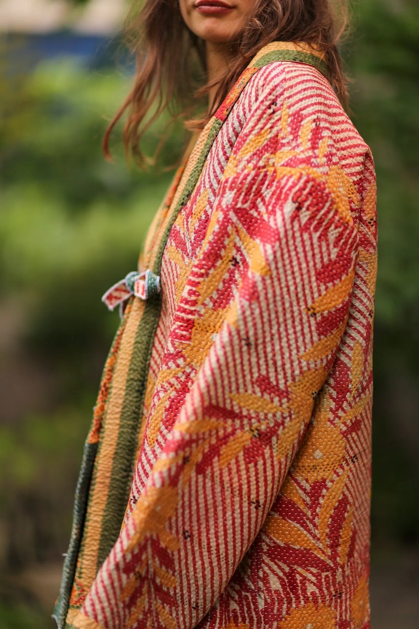 KANTHA KIMONO JACKET SHIRI