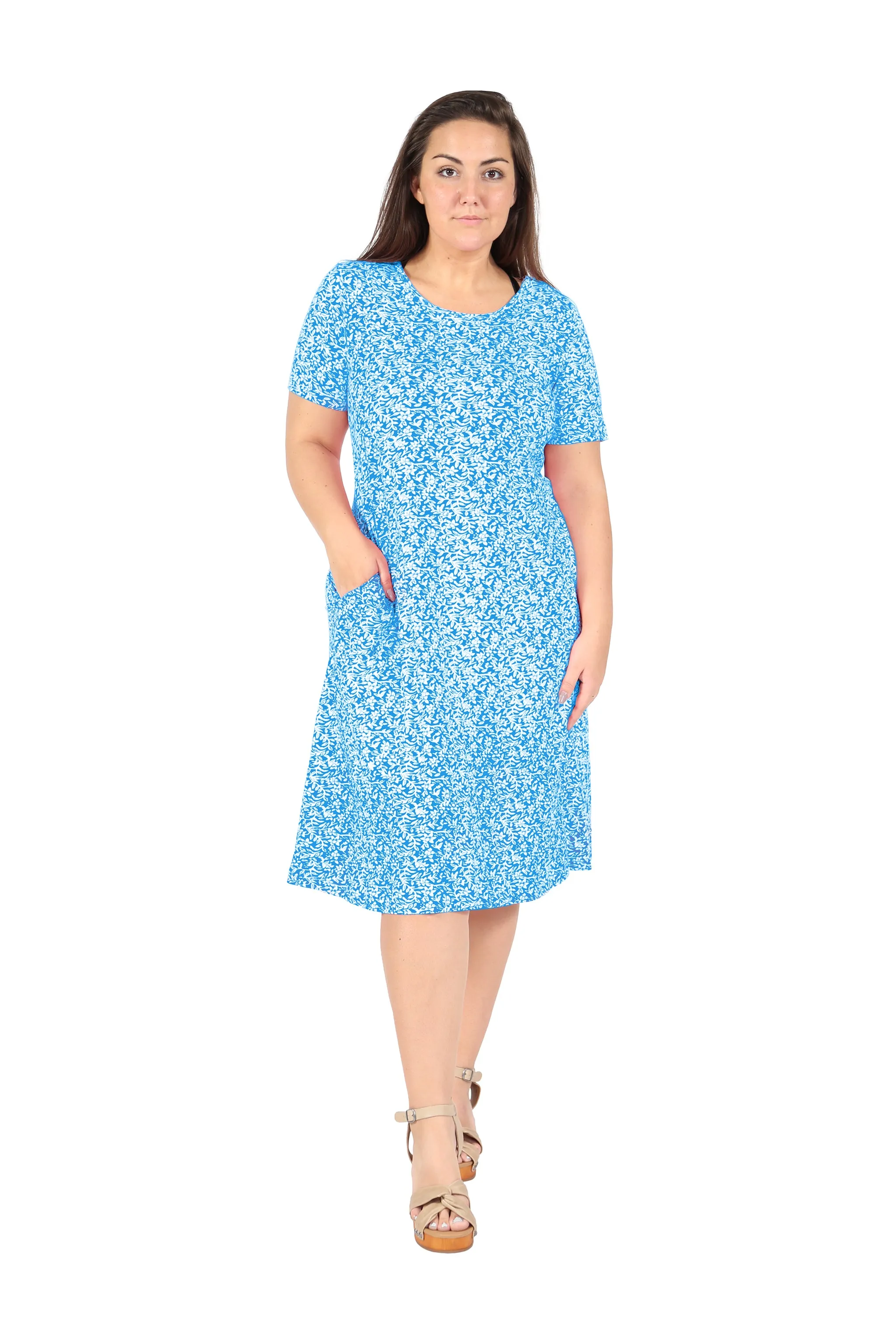 La Cera Plus Size A-Line Knit Dress