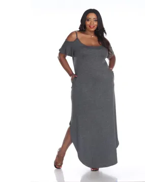 'Lexi' Maxi Dress | Charcoal