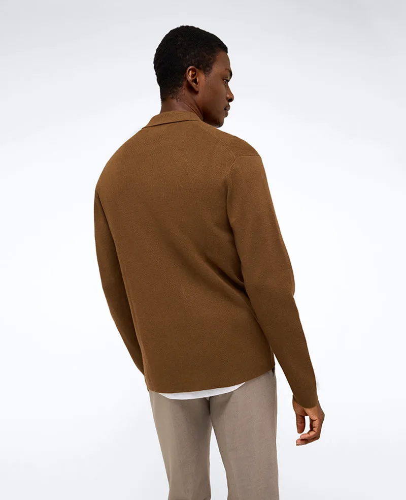 Long Sleeve Polo Sweater