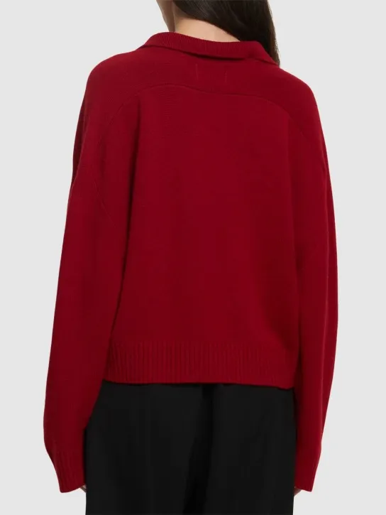 Loulou Studio   Homere cashmere polo sweater 