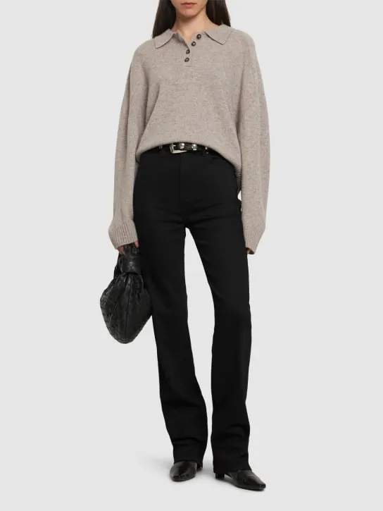 Loulou Studio   Homere cashmere polo sweater 