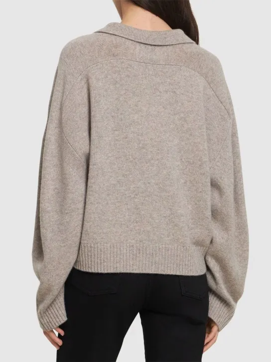 Loulou Studio   Homere cashmere polo sweater 