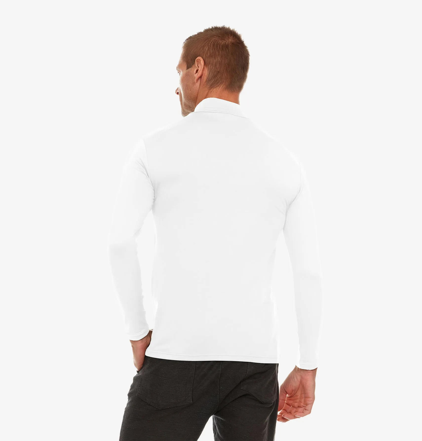 Men's Mock Neck Thermal Top