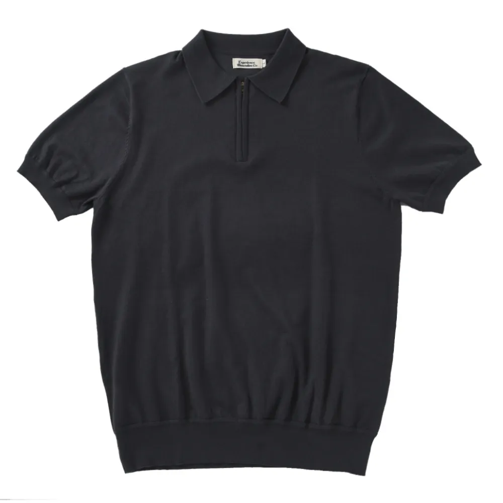 Men's Zipper Collar Polo Shirt