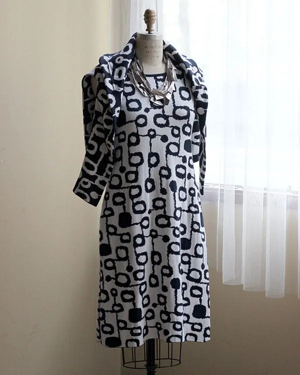 Miró Jacquard Pima Cotton Reversible Dress