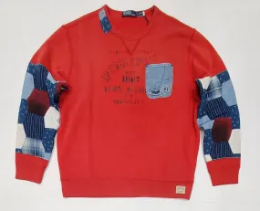 Nwt Polo Ralph Lauren Red Patch Sweatshirt