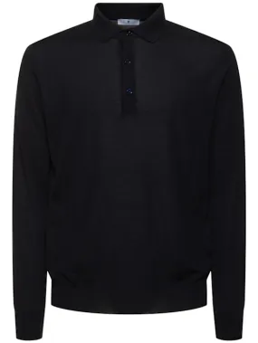 PT Torino   Long sleeve wool polo sweater 