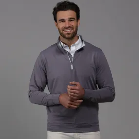 Quarry Grey Tour Performance Men's Golf Quarter Zip Pullover