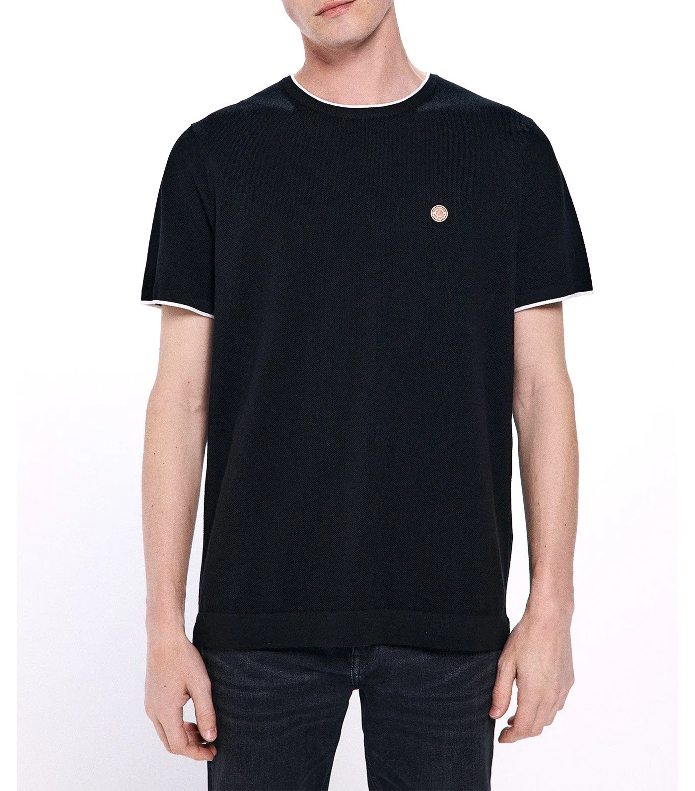 Short-Sleeved Jumper Black