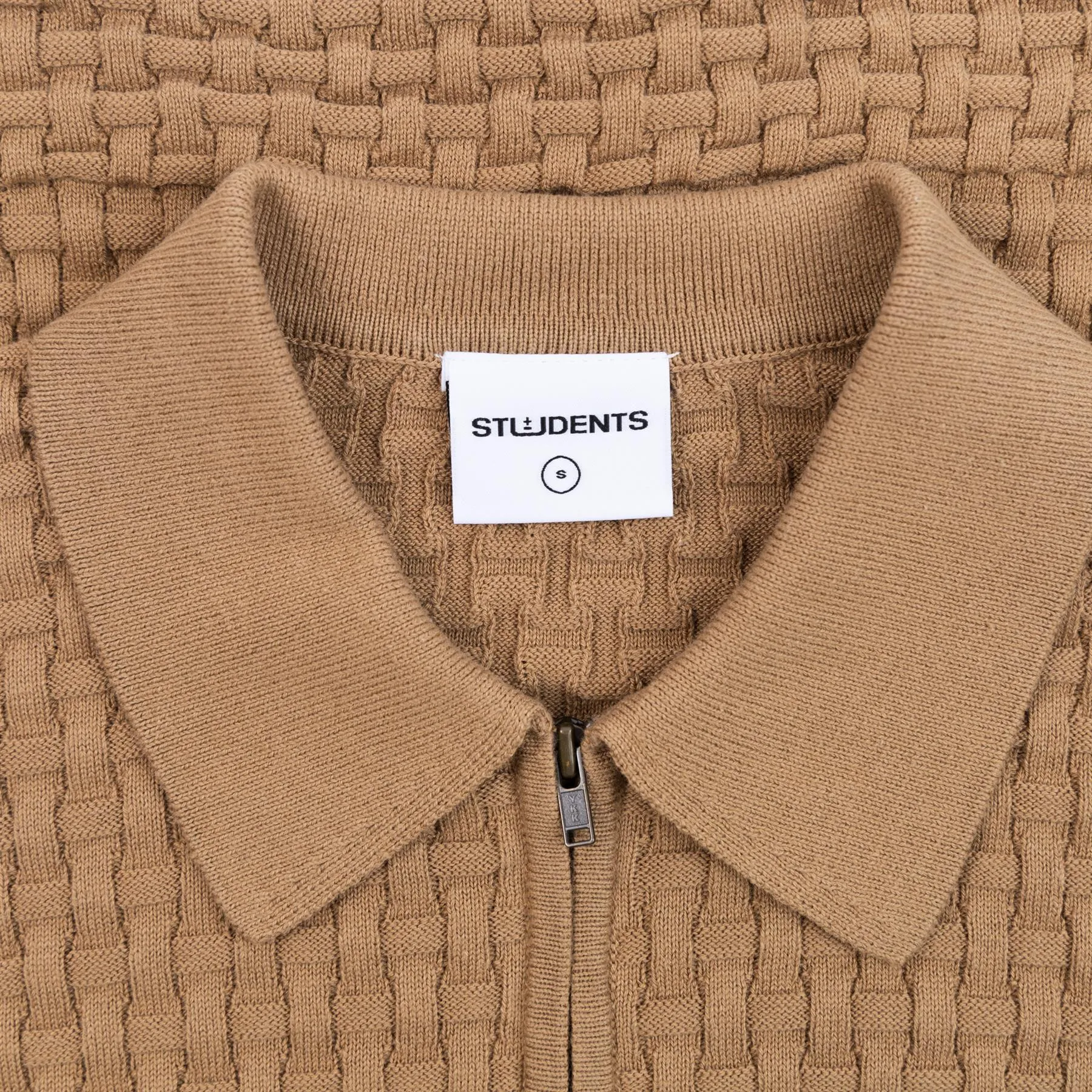 Theo Sweater Polo Tan - AW24