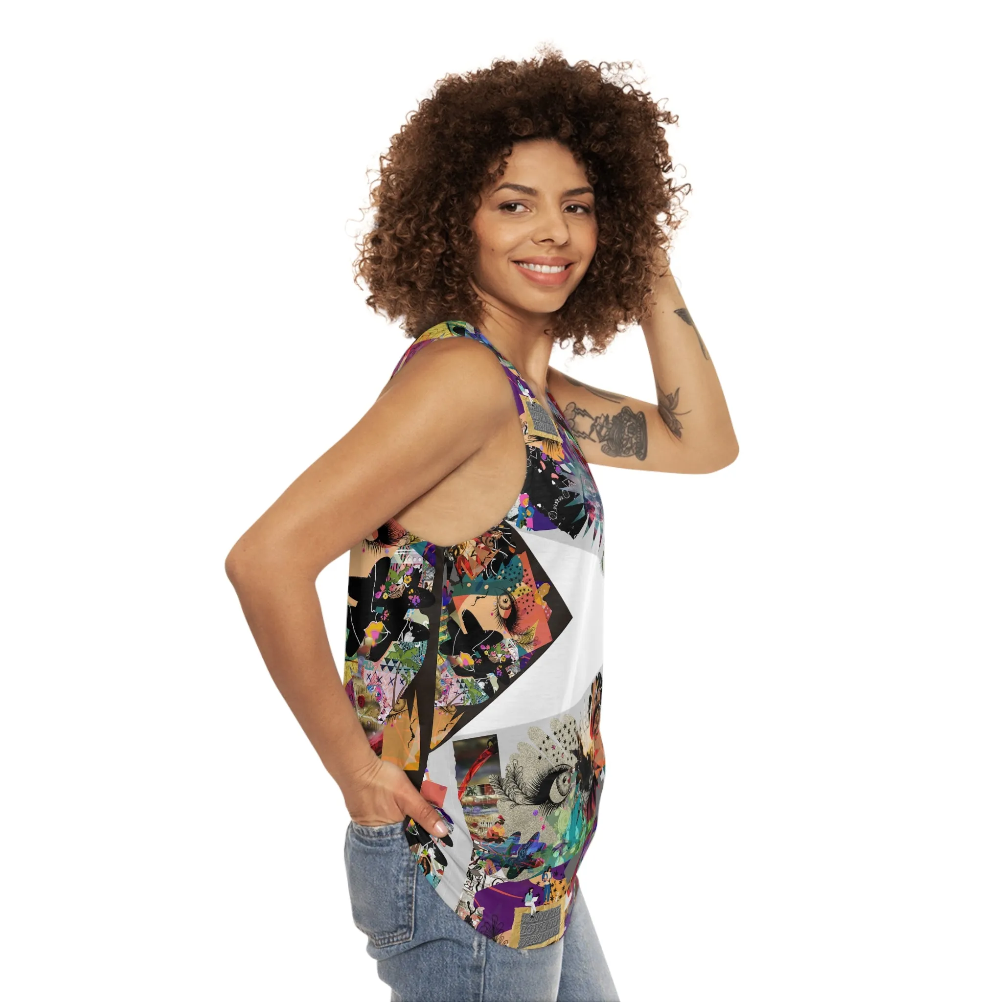 Unisex Tank Top (AOP) MARCIA