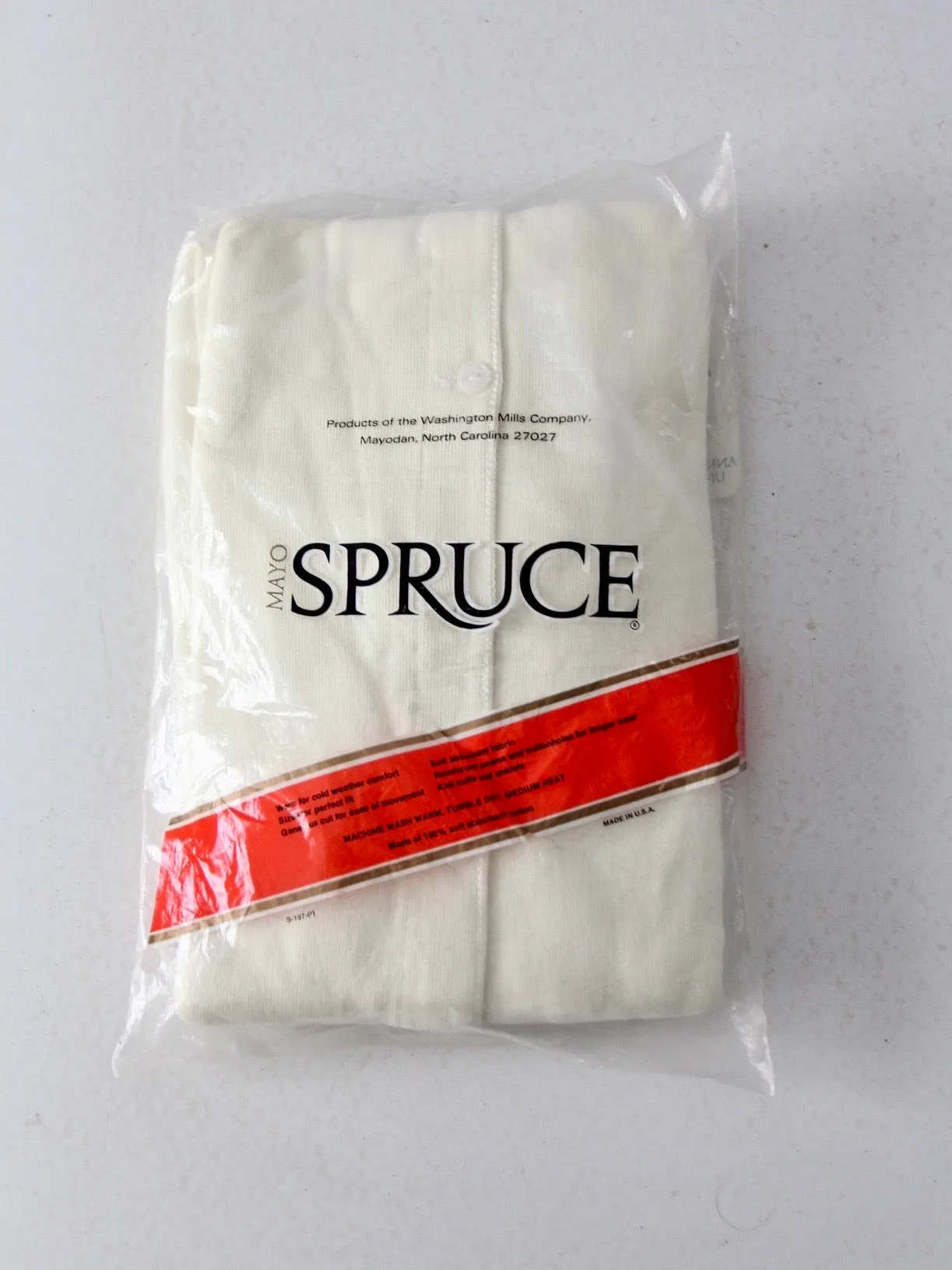 vintage Spruce long underwear new old stock